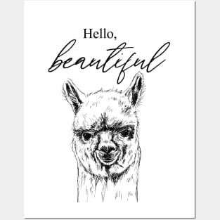 Inspirational Print Alpaca Posters and Art